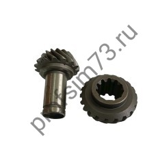 1007-2010 Коническая пара для редуктора б\косы Китай 7-зубов
