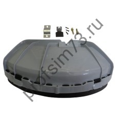 1005-6130 Кожух защитный d-26 мм (под хомут) с креплением, усиленный с ребрами жесткости 