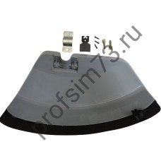 1005-6130 Кожух защитный d-26 мм (под хомут) с креплением, усиленный с ребрами жесткости 