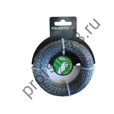 1005-8021 Леска 2.0мм 15м квадрат витой армированная (Kimoto)