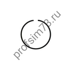 1005-7150 Кольцо поршневое для б/кос типа Олео Мак Спарта 25