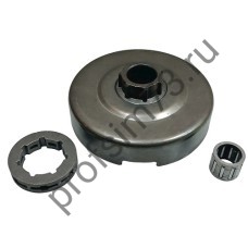 1101-8050 Корзина сцепления Хускварна 365 подшипник + съемный венец (аналог)