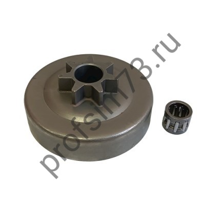 1101-8060 Корзина сцепления Хускварна 137, 142 цельная с подшипником
