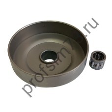 1101-8060 Корзина сцепления Хускварна 137, 142 цельная с подшипником