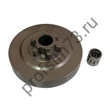 1101-8130 Корзина сцепления Китай 38 см3, 3/8-6 цельная с подшипником