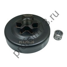 1101-8250 Корзина сцепления Партнер 350, 351 цельная с подшипником (Rezer)