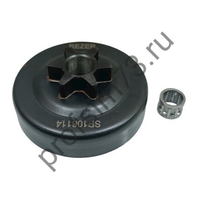 1101-8250 Корзина сцепления Партнер 350, 351 цельная с подшипником (Rezer)