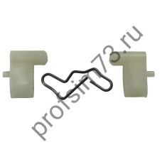 1100-0420 Собачка стартера б\п Штиль 180 в сборе (2 собачки+1 пружина) 