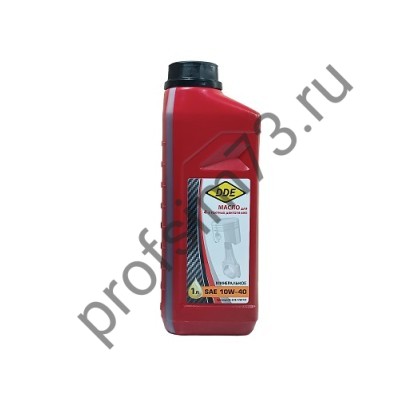 1150-0430 Масло 4-х тактное минеральное 1л, 10W-40 API SJ/CF (DDE)