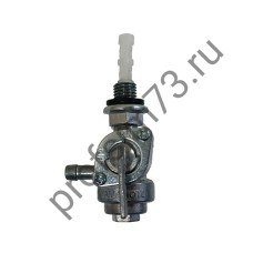 6001-0410 Краник топливного бака м/бл винт М10*1.25, выход влево с отстойником, наружная