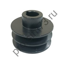 6003-0030 Шкив ведущий для двигателя м/бл 2-х ручейковый, d-20мм, шпонка 5мм (160F)