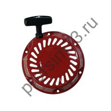 6000-7010 Стартер м/бл HONDA GX120,160,200, 168F (плоские металл. зацепы) d-175мм, м/у крепл.-80мм