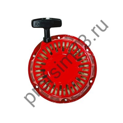6000-7020 Стартер м/бл HONDA GX120,160,200, 168F (плоские металл. зацепы) d-175мм, м/у крепл.-80мм (эконом)
