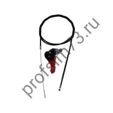 6000-9060 Трос газа м\бл. с ручкой, L-1,75м универсальный плоский