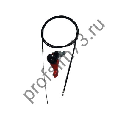 6000-9060 Трос газа м\бл. с ручкой, L-1,75м универсальный плоский