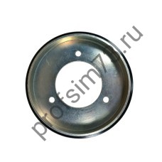 900-0600 Кольцо фрикциона для снегоуборщиков (п\у на металлическом диске) D-127/112мм, посад.d-57мм, между отв.- 59мм