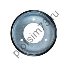 900-0601 Кольцо фрикциона для снегоуборщиков D-126мм, посадочн d-57мм, 3 отверстия (резина на металлическом диске)