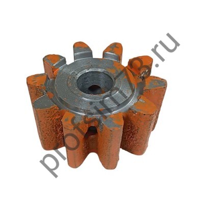 150-0011 Шестерня для бетономешалки (d-15мм, 10-зуб, h- 26мм, ширина -26.5мм) с отверстиями под стопор