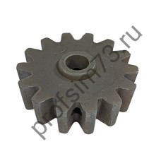 150-0020 Шестерня для бетономешалки (d-15мм, 14-зубов, H-27, ширина- 23мм) с отверстиями под стопор