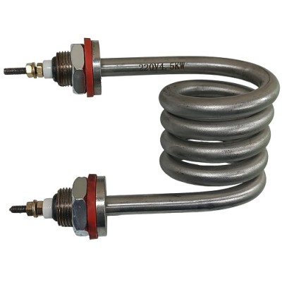 335-6690 Тэн титана 4500w, 220v, между контактами 8см (нержавейка) 