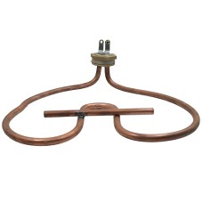 335-6730 Тэн титана 2500W (d-240мм) D резьбы- 30мм,d отверстия под термостат-8мм (медь)