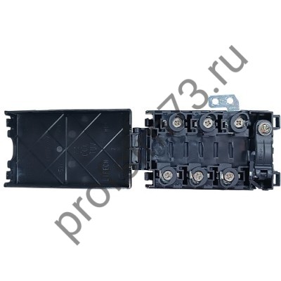 345-2022 Колодка клеммная JX-2/6P LIFE-JX-2CN с креплением 450V 41A Т125 