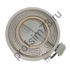 340-5441 Электроконфорка для стеклокерамики 2-х зонная 2100/700W (D-230/120мм) 481231018895, 339918, COK1054UN