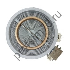 340-5450 Электроконфорка для стеклокерамики 1700/700W (D-200/125мм) двойная (EGO) 10.58211.004, COK052UN