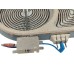340-5515  Электроконфорка для стеклокерамики 2100w (D-270/165мм) двойная  230v