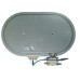 340-5515  Электроконфорка для стеклокерамики 2100w (D-270/165мм) двойная  230v