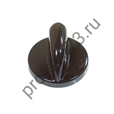 346-0010 Ручка переключателя плиты Gefest,  Dотв - 6mm (коричневая) 1200.10.0.000-05