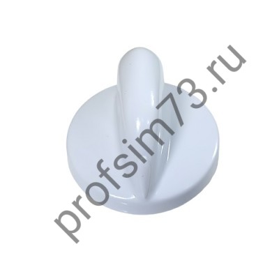346-0015 Ручка переключателя плиты Gefest,  Dотв - 6mm (белая) 1200.10.0.000-03