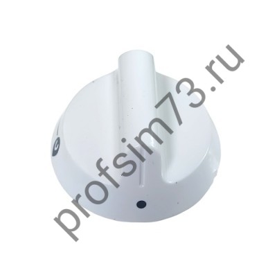 346-0056 Ручка переключателя плиты Dотв - 6mm (белая)