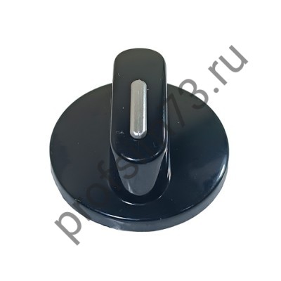 346-0060 Ручка переключателя плиты d- 6мм (черная)