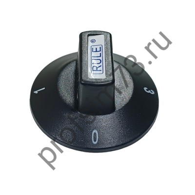 346-0065  Ручка переключателя плиты Dотв - 6,5mm (черная)