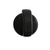 346-0067 Ручка переключателя плиты Dотв - 8mm (черная)