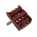343-0207 Переключатель Альянс, Desany, Ново-Вятка, Asel, Kumtel, Luxel 250V 16A (4 позиции) 