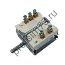 343-0210 Переключатель 49.24015.000, COK311UN (5 контактов-винты) EGO  (4 позиции) 