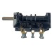 343-0216 Переключатель GOTTAK 840511K (шток 6-гранник) под болты, COK313UN (4 позиции)
