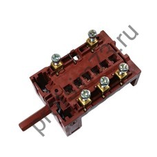 343-0217  Переключатель 840502  вал 6-гранник (винты) COK305UN (4 позиции)
