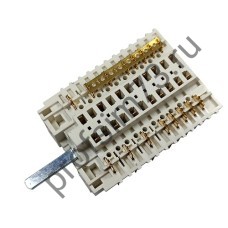 343-0554 Переключатель Whirlpool, Indesit C00078435 (7 позиций) 160.012713  P-5117, 11HE056, COK304ID (шток-24мм-скос с двух сторон)