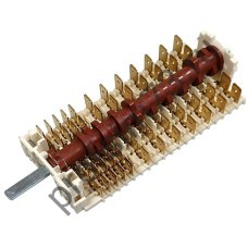 343-0557 Переключатель Indesit 196053, 19HE069 (7 позиций) шток 23мм-скос с двух сторон COK302ID