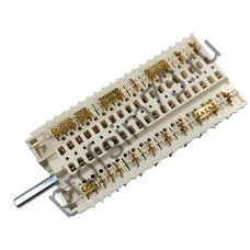 343-0557 Переключатель Indesit 196053, 19HE069 (7 позиций) шток 23мм-скос с двух сторон COK302ID
