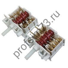 343-0572 Переключатель GORENJE 50.55021.120, EGO 617736 (7 позиций) COK305GO сдвоенный