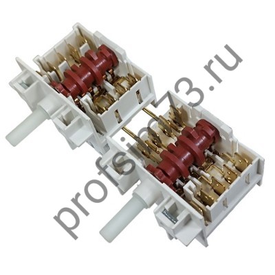 343-0572 Переключатель GORENJE 50.55021.120, EGO 617736 (7 позиций) COK305GO сдвоенный
