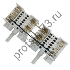 343-0572 Переключатель GORENJE 50.55021.120, EGO 617736 (7 позиций) COK305GO сдвоенный