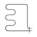 341-5520 Тэн духовки 1000w ZANUSSI (360*310mm) нижний 3570038061, 50204421007, COK105ZN
