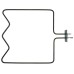 341-6010 Тэн духовки 1300w ARCELIK-BEKO (400*340мм) нижний 262900002, COK108AC