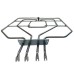 341-6905 Тэн духовки 2200W (1150+1050W) Bosch  двойной 448351 (375*365мм) COK112BO