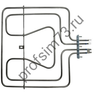 341-7150 Тэн духовки 2450W (800+1650W) ZANUSSI, Electrolux (330*345мм) 3970129015 верхний
